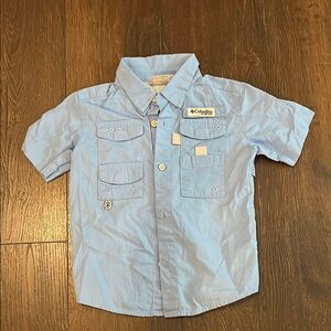 Columbia Kids Sky Blue Button Down Shirt